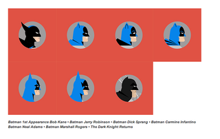 Illustration for article titled Todas las máscaras de Batman en los últimos 75 años